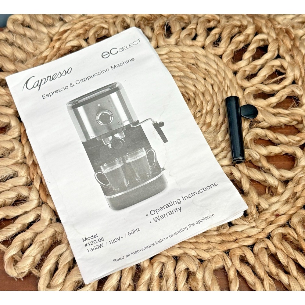 Capresso EC Select 120.05 Operating Instruction Manual, Frothing Sleeve OEM Part